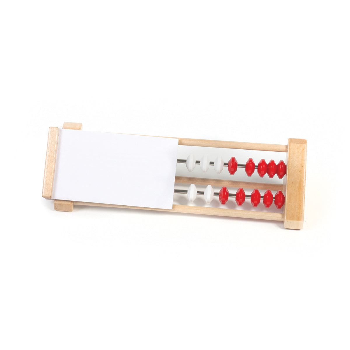 Small Rekenrek Student Wooden Rekenrek, up to 20 (2 Bars) with Dry-Erase Panel