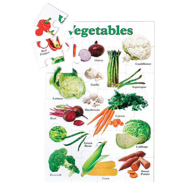 Real Vegetable Floor Puzzle