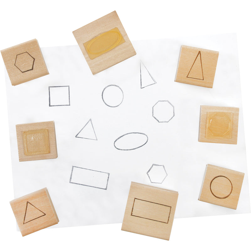Plane Geometry Stamps - Set of 8