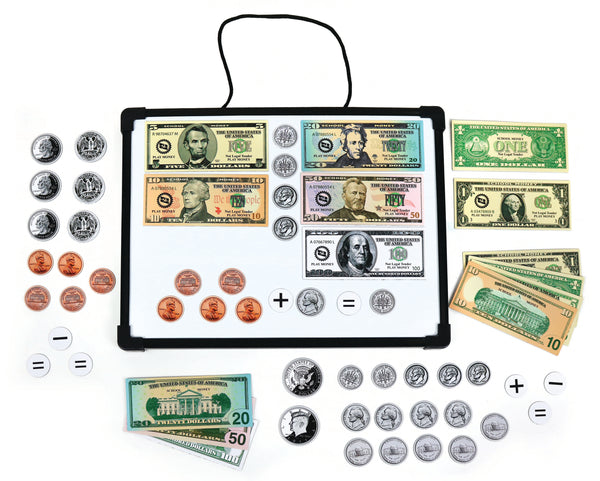Magnetic Coin & Bill Set - US Currency