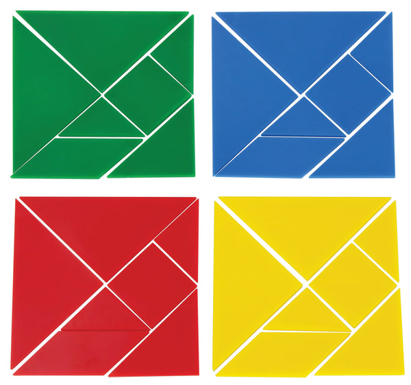 Opaque Tangrams - Set of 4