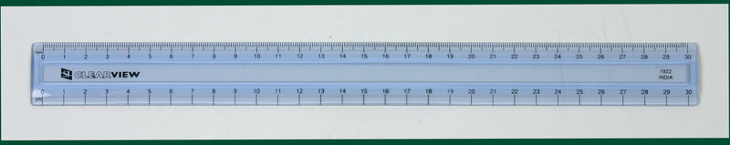 30 cm Clearview Ruler - Metric