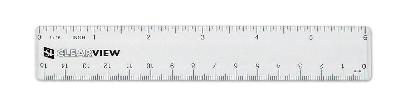 6" Clearview Ruler