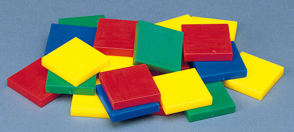 1" Color Tiles - Set of 2000 in Container