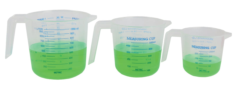 Liquid Measure Cups - Set of 3