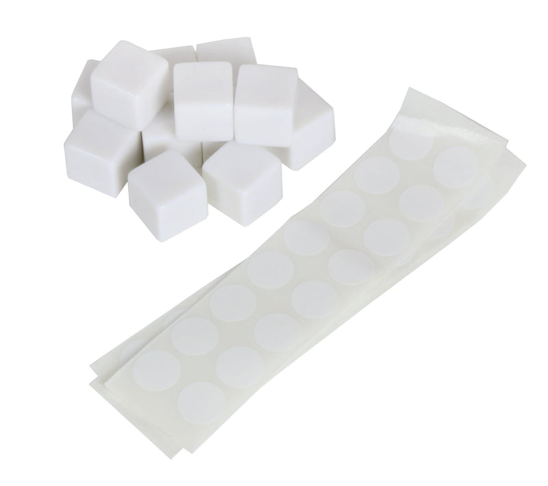 White Blank Cubes -Set of 12