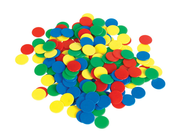 Color Counting Chips - Set of 100