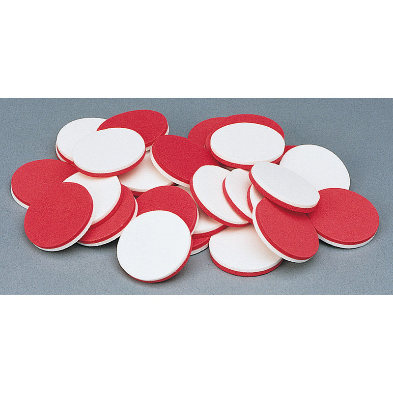 Foam Two Color Counters -Red White - Pack of 200