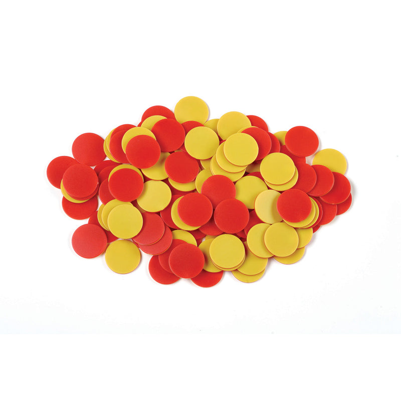 Two Color Counters - Red Yellow - Pack of 200