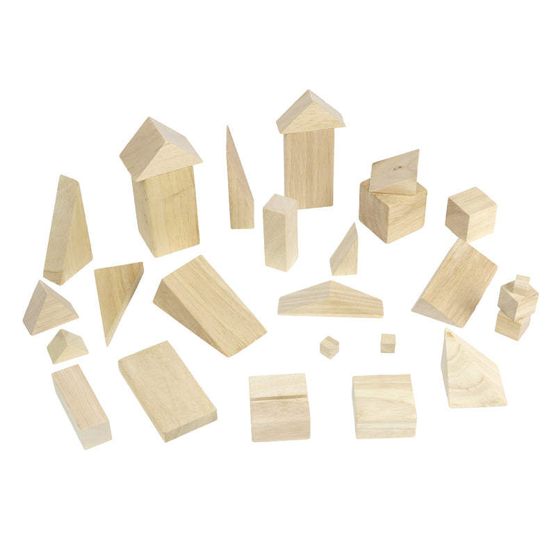 30 Blocks Wooden Geoblocks - Set of 330