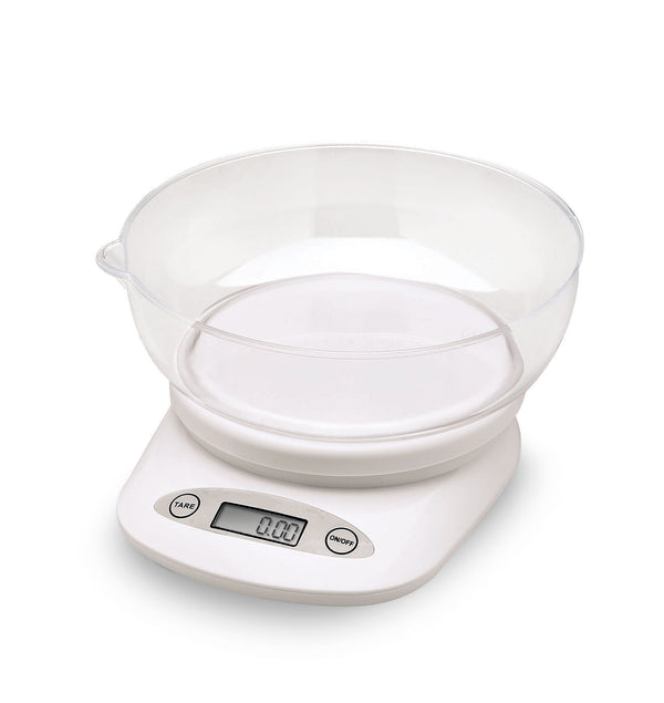 Compact Digital Scale with Bowl - 2 kg
