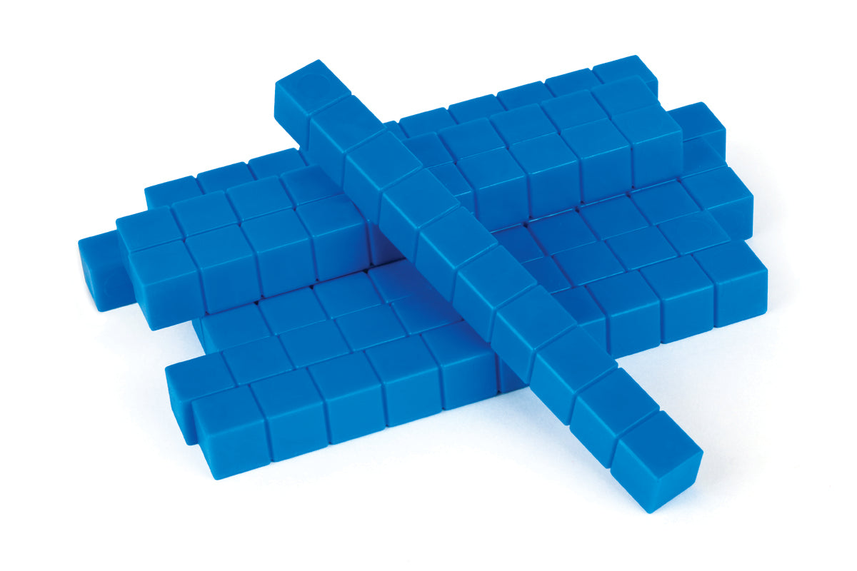Single Base Ten Rods Blue Base Ten Rods - Pack of 10