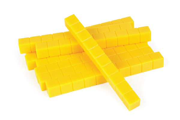 Yellow Base Ten Rods - Pack of 10