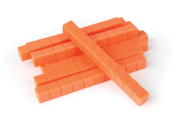 Orange Base Ten Rods - Pack of 10