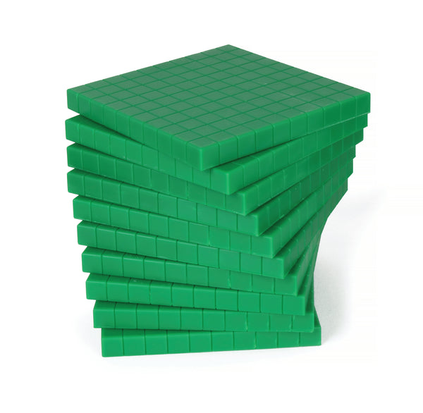 Green Base Ten Flats - Pack of 10