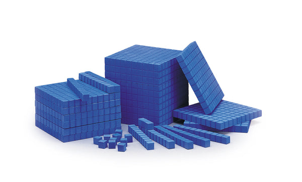 Foam Base Ten Blocks - Unit Cubes - Pack of 100