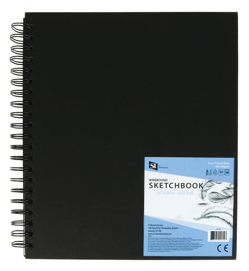 Hardcover Wirebound Sketchbook - 8.5" x 11"