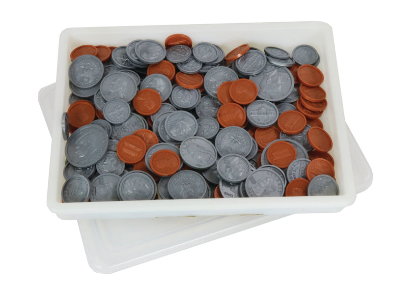 Simple Solution Mixed Coins in Container - Set of 188