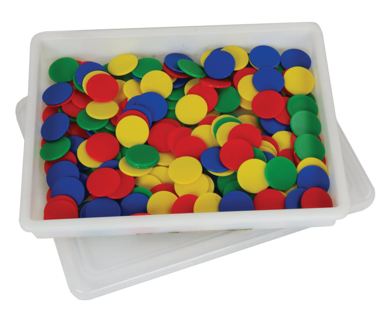 Simple Solution Counting Chips in Container - Set of 200