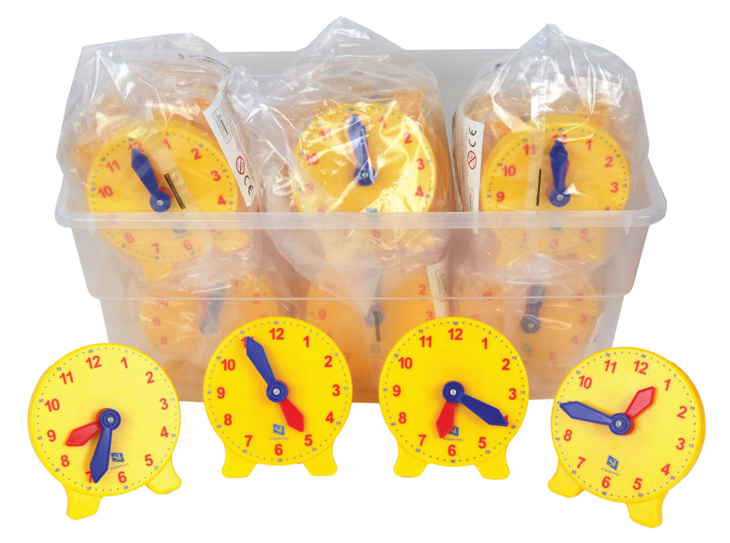 Class Solutions Student Yellow Clocks in Container