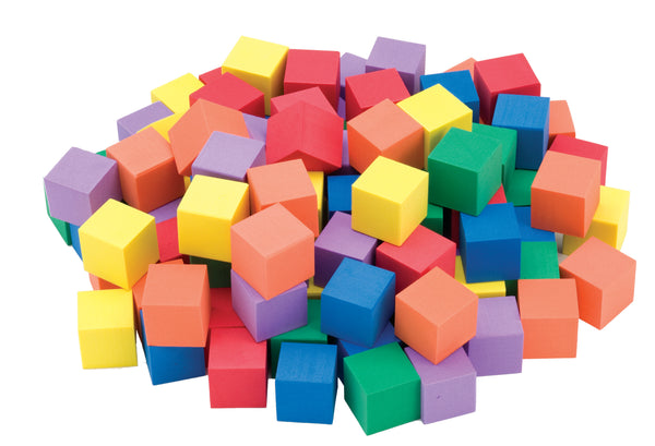 Foam 1" Cubes - Set of 102