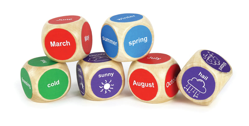 Weather Dice Stickers - Set of 72