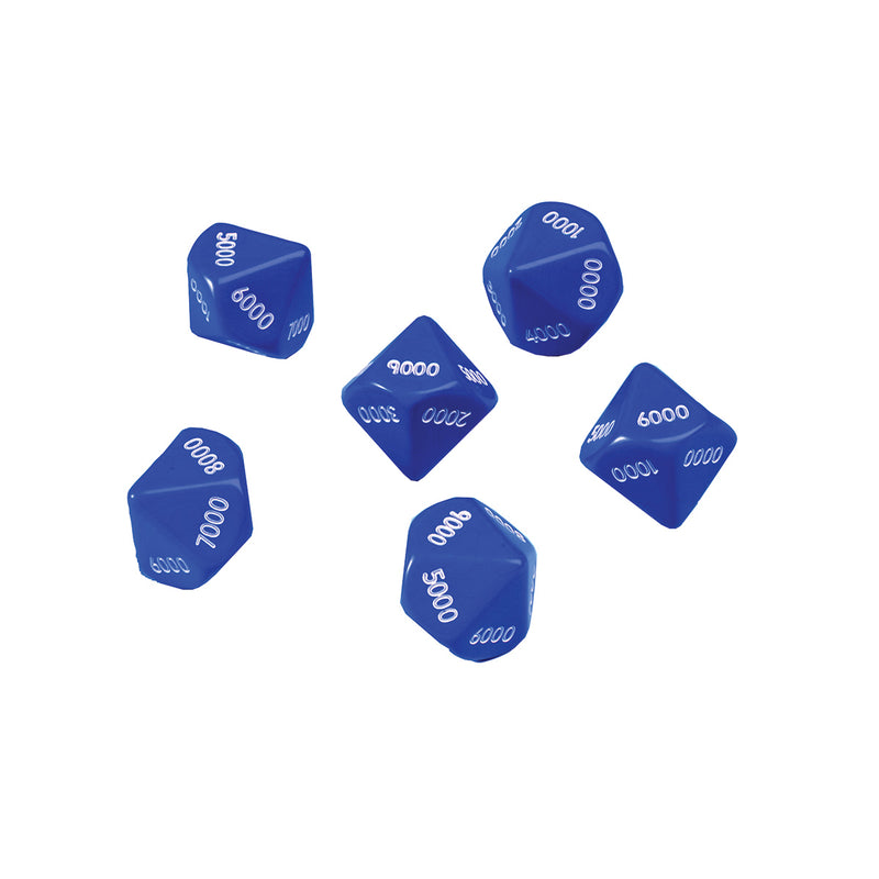 Jumbo Thousands Dice - Pack of 6