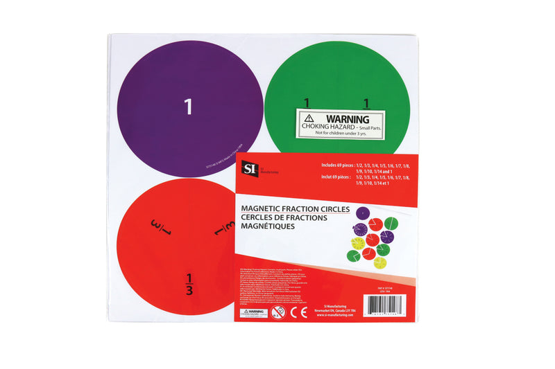 Magnetic Fraction Circles - Pack of 69