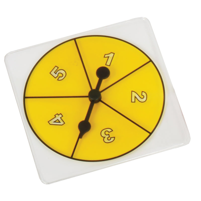 Transparent Number Spinner 1 to 5