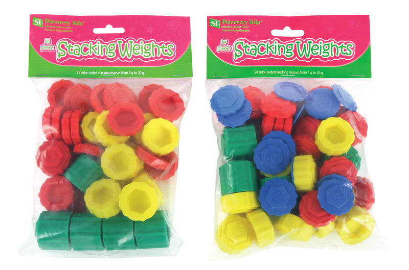 DiscoveryKits® Stacking Weights - Set of 54