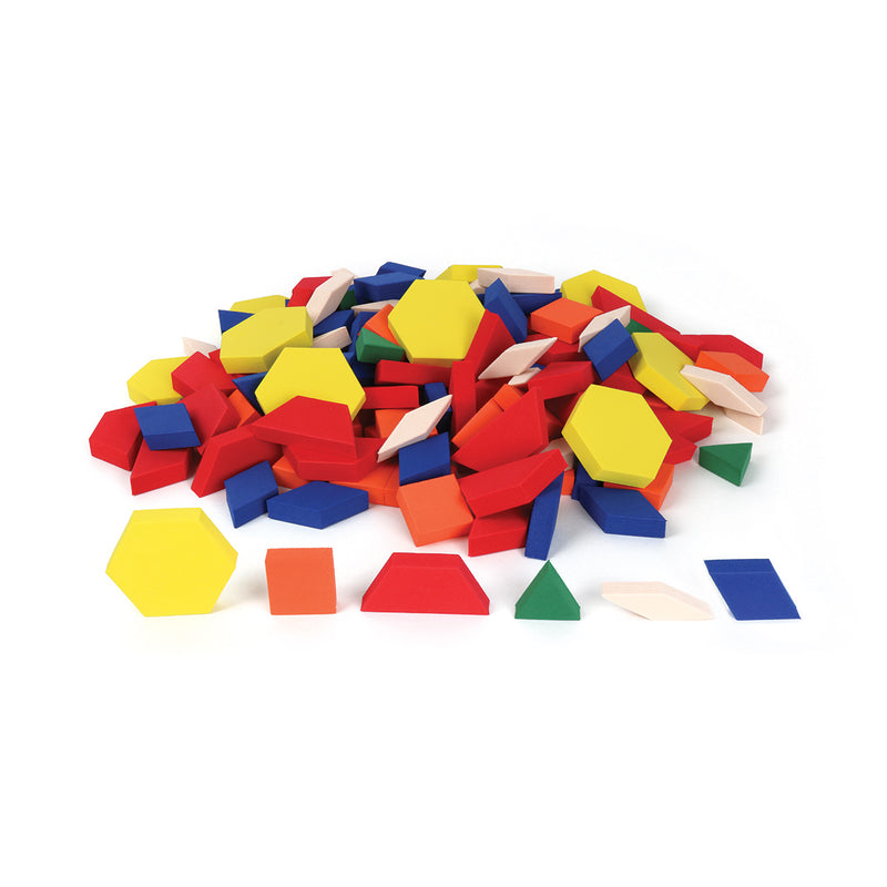 1 cm Foam Pattern Blocks - Set of 250